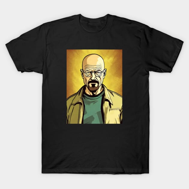 Walter White - Let's COOK ! T-Shirt by Buff Geeks Art